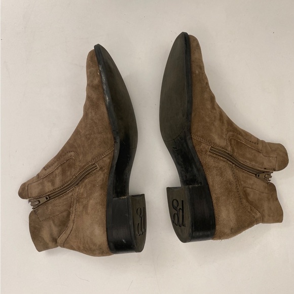 Paul Green || Boston Suede Ankle Bootie Beige Tan UK 5.5 US 8 - Picture 5 of 8